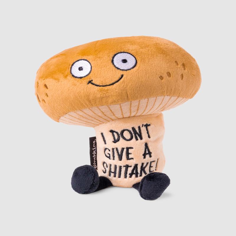 I Dont Give A Shitake Plushie Mushroom