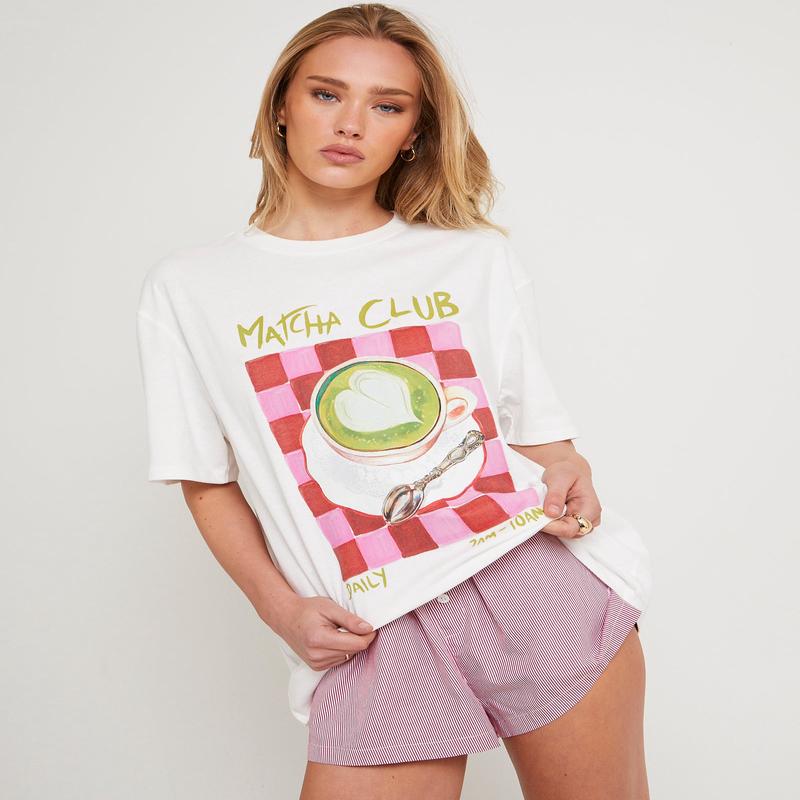Matcha Club Boyfriend T-Shirt
