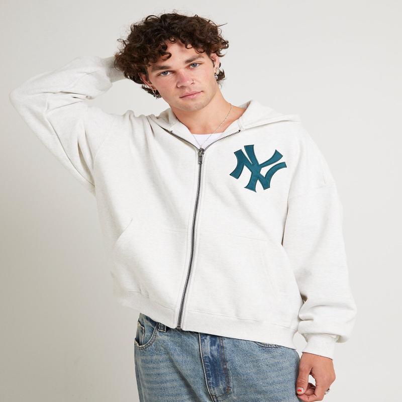 New York Yankees Arch FZ Boxy Hoodie