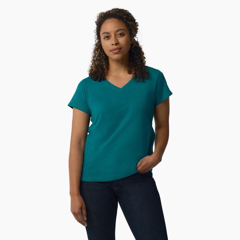 Women's Short Sleeve V-Neck T-Shirt