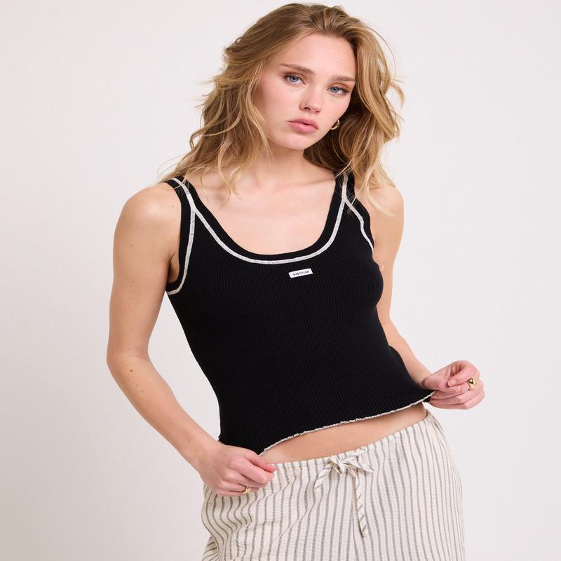 Bindi Contrast Tank Top