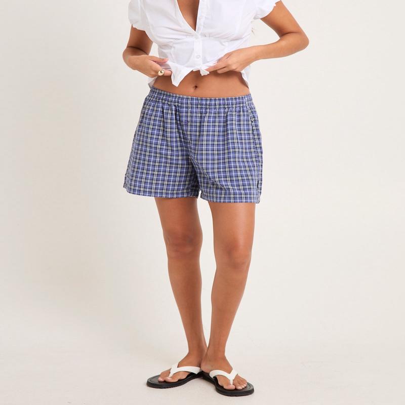 CHECKED OUT BOXER BRIEF MARLIN