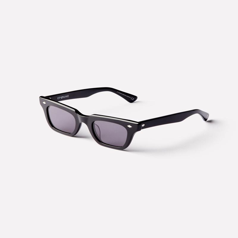 Stereo Sunglasses in Polished Black