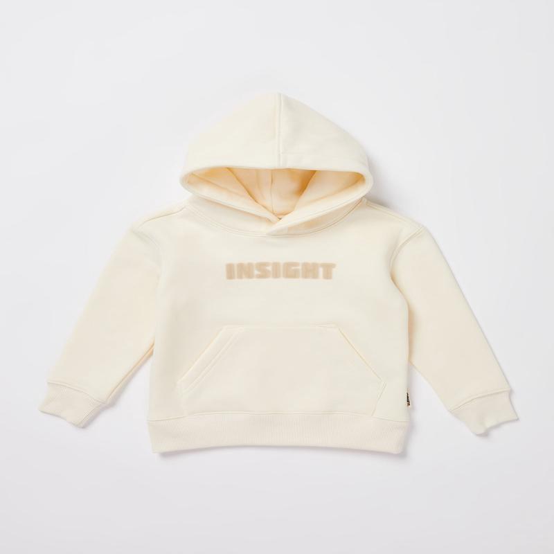 Girls Oversized Hoodie in Clay