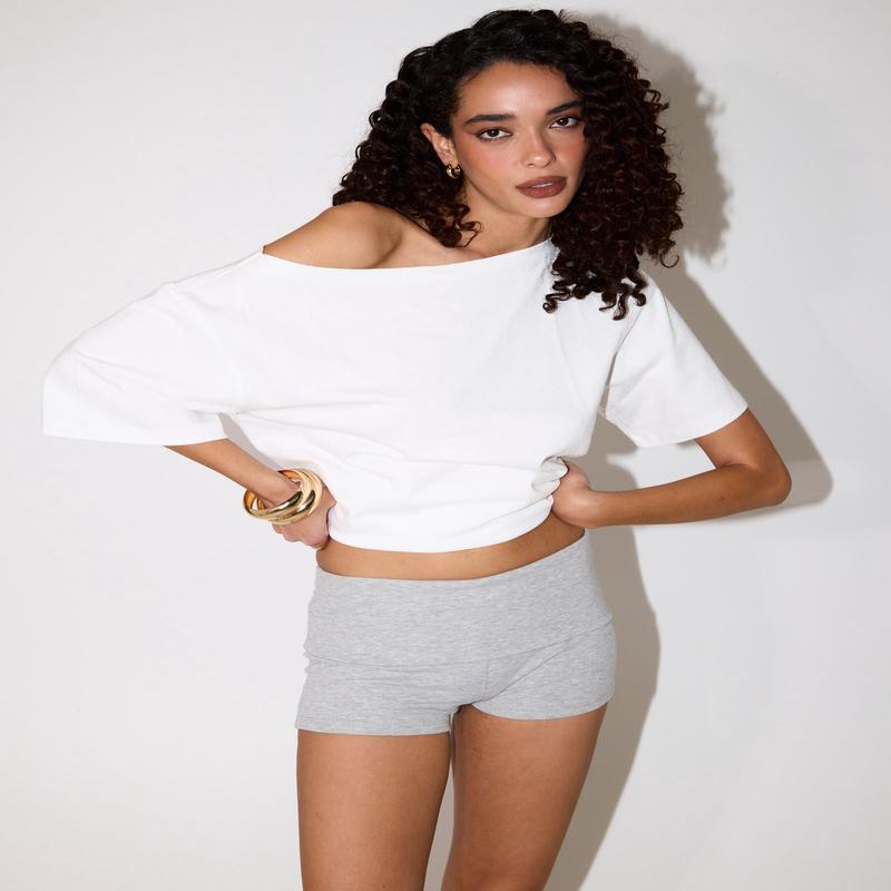Soft Knit Micro Shorts
