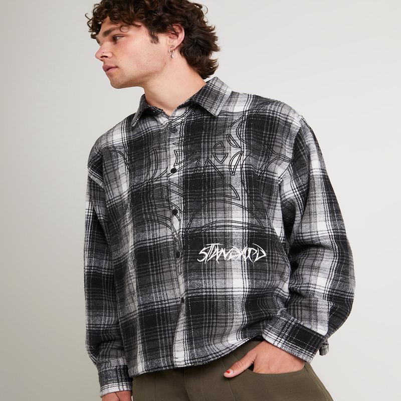 Web Long Sleeve Flannel Shirt