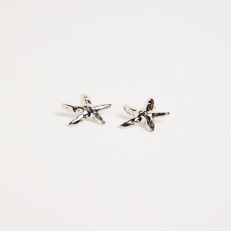 Aqua Starfish Earrings