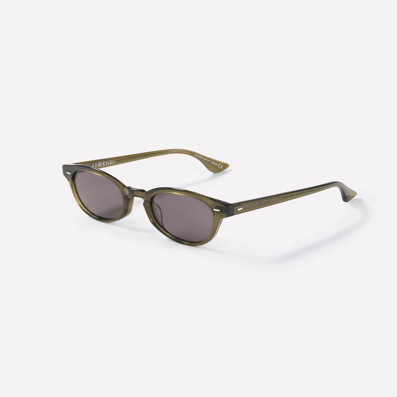 Coil Army Green Polished/Black Sunglasses