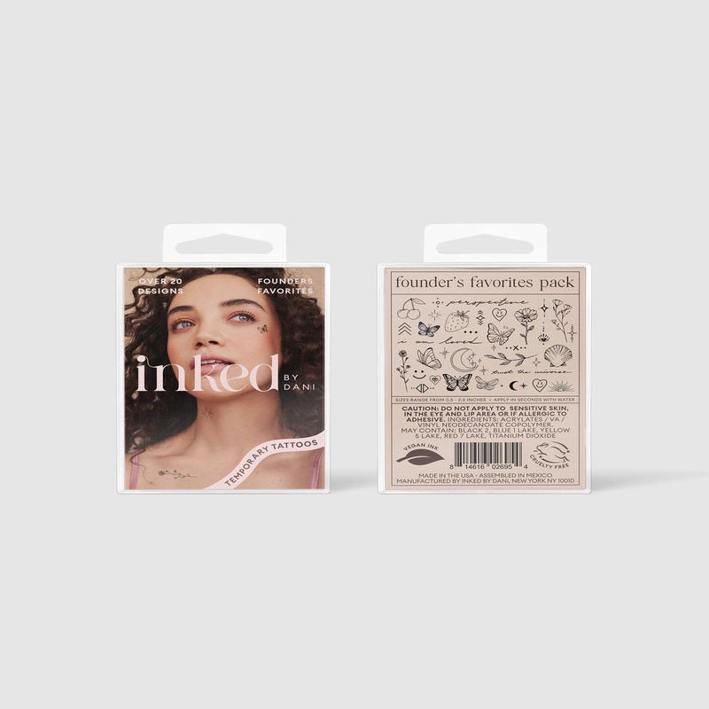 Founders Favourites Temporary Tattoo Pack