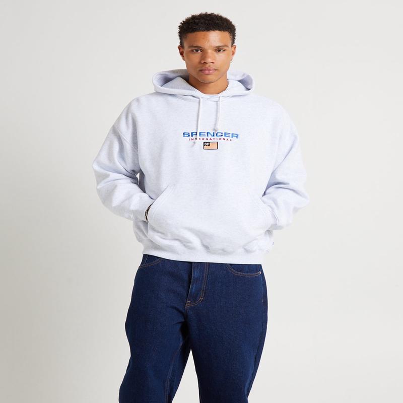 International Hoodie Jumper Frost Marle Grey