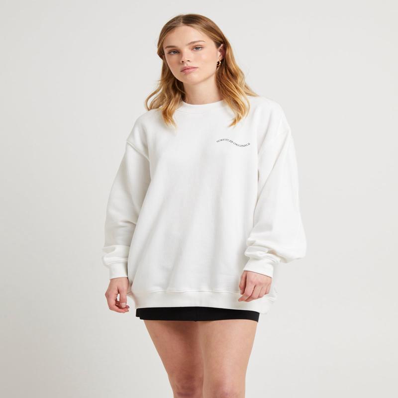Oversized Wave Origin Fleece Jumper