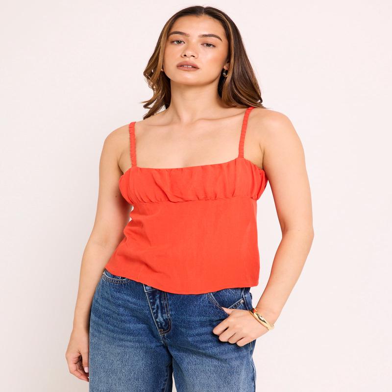 Becky Backless Ruch Top