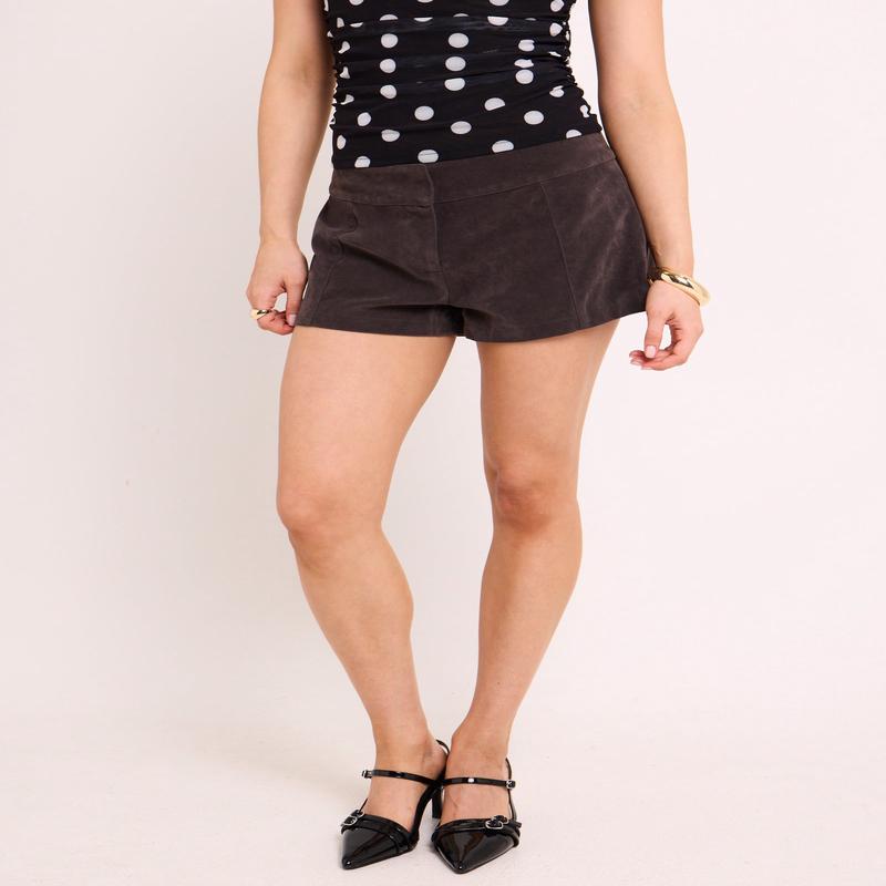 Elle Faux Suede Shorts