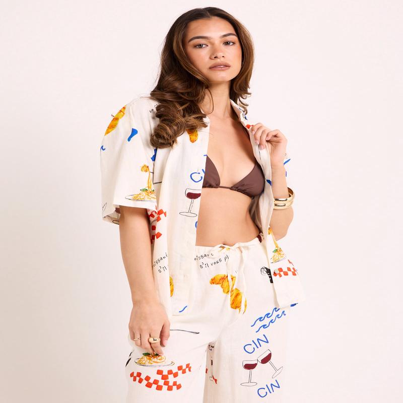 Escape Printed Short Sleeve Shirt