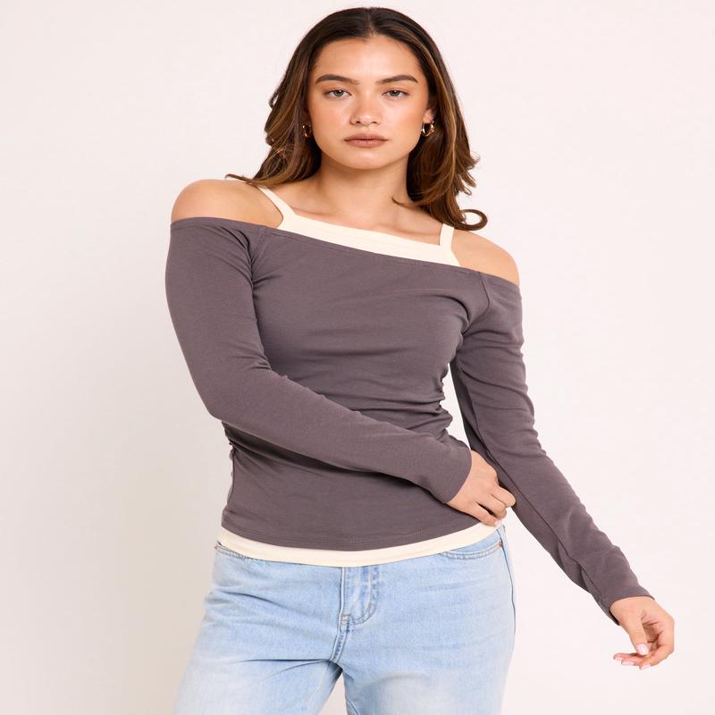 Eva Layered Long Sleeve Top