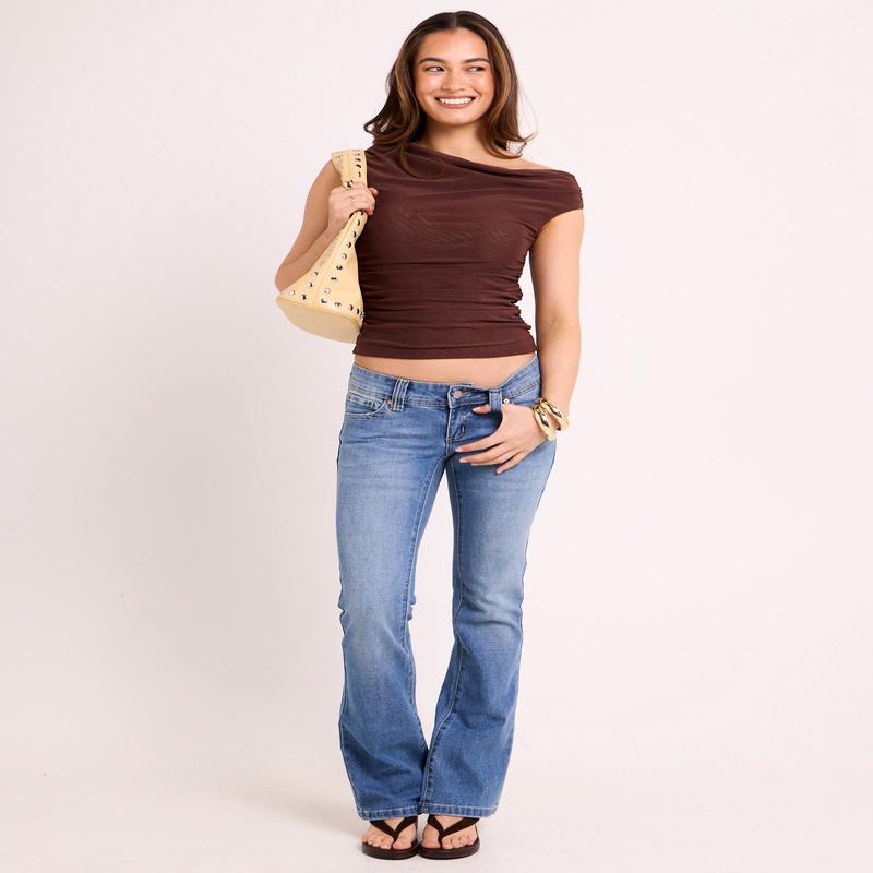 Helena Mesh Asymmetric Top