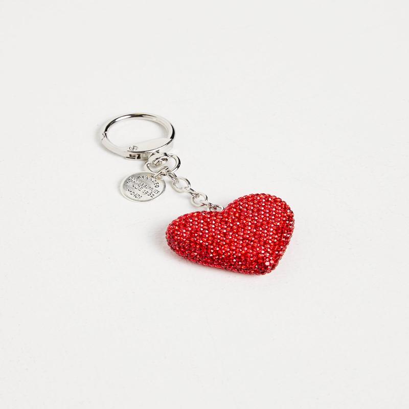 Jewelled Heart Keyring