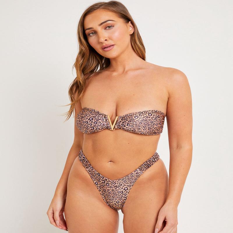 Mega V Strapless Bandeau Bikini Top