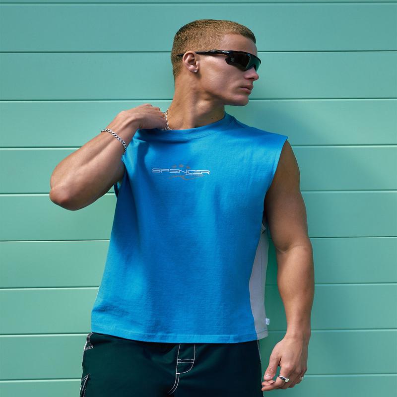 Tech Panelled Tank Top