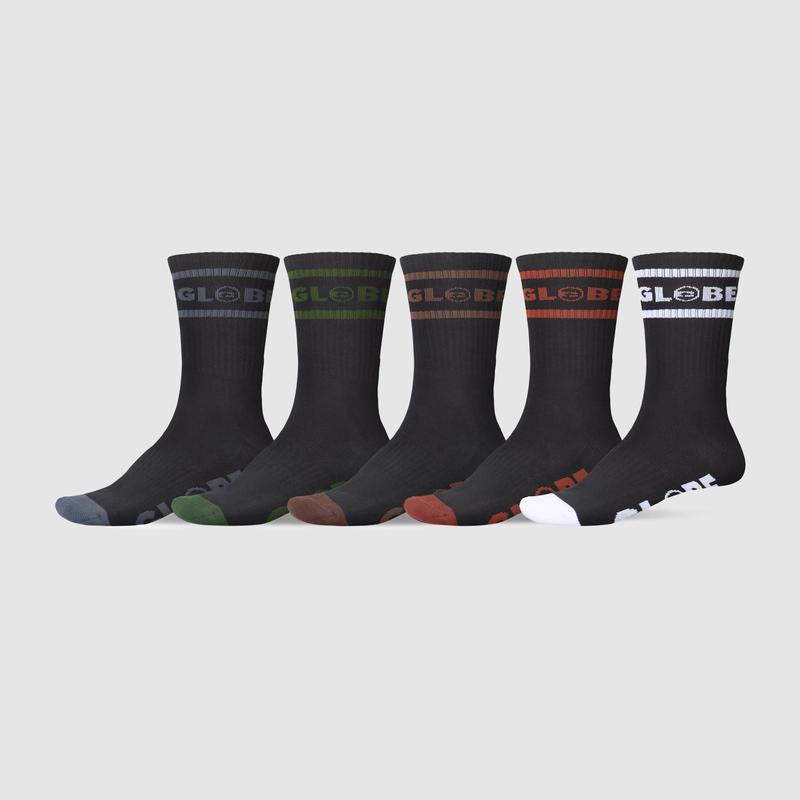 Tilt Hi Crew Socks 5 Pack