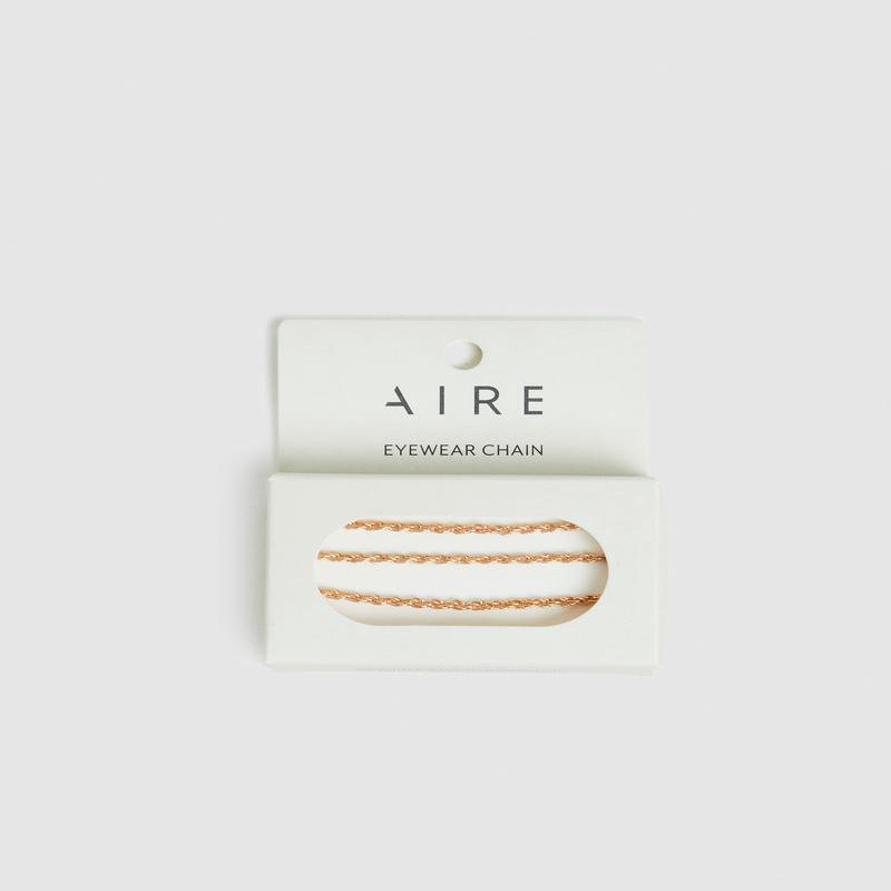 Aire Metal Rope Chain Gold