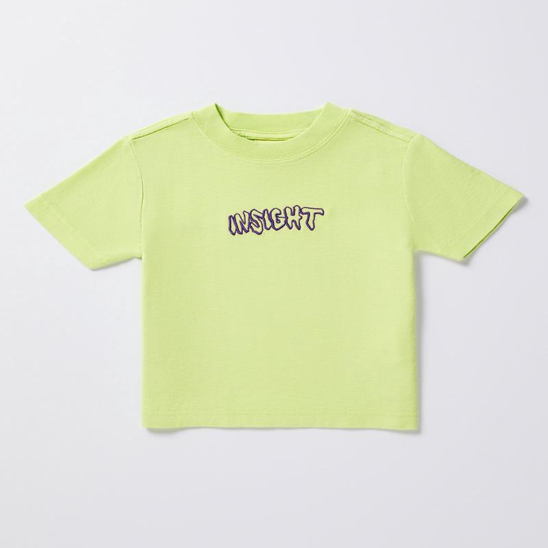 Boys Dive Short Sleeve T-Shirt in Lime