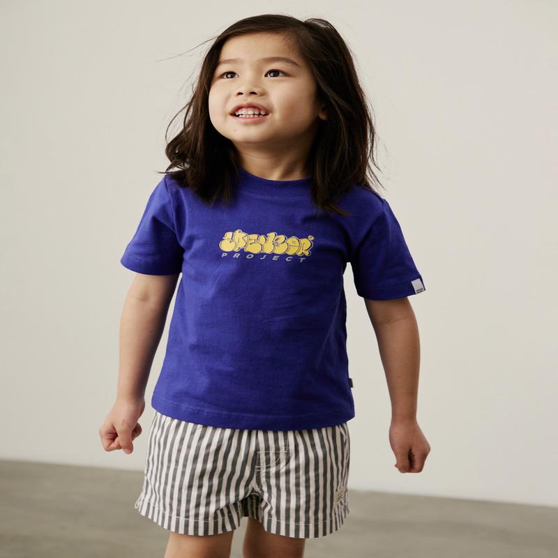 Boys Graffer Short Sleeve T-Shirt in Navy