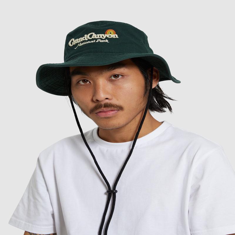 Grand Canyon Wide Brim Hat Dark Green