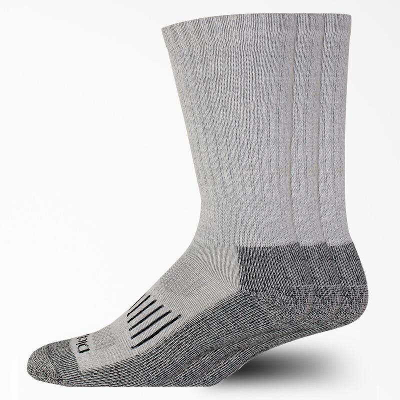 Heavyweight Crew Socks, Size 6-12, 3-Pack