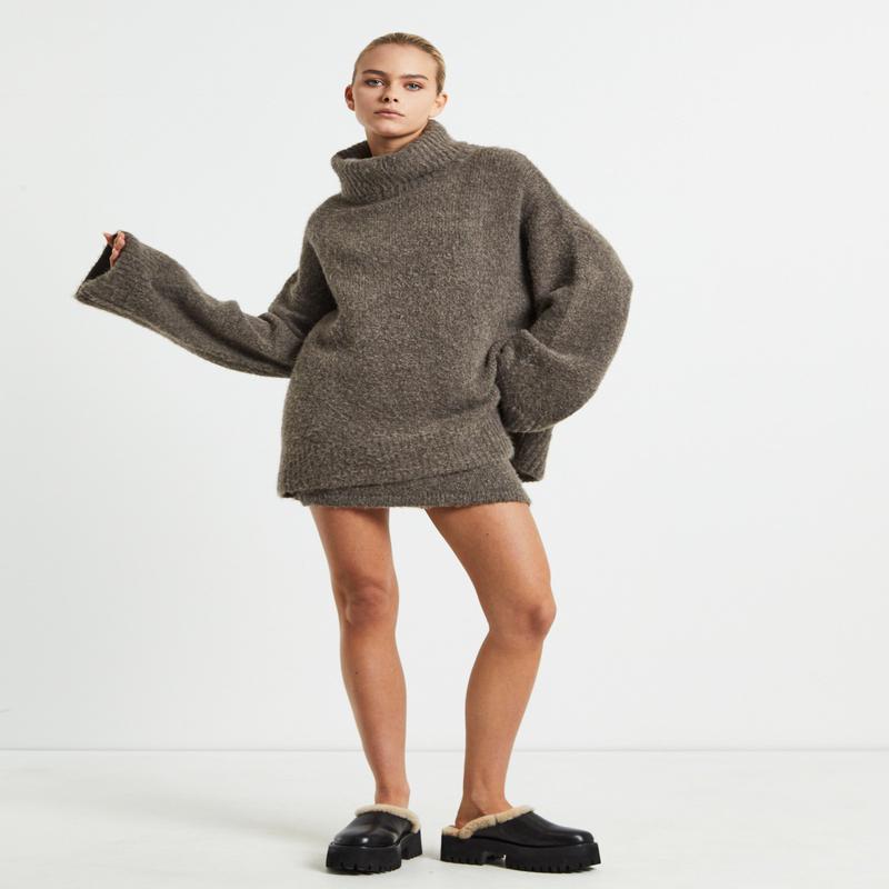 Winnie Mini Skirt Ash