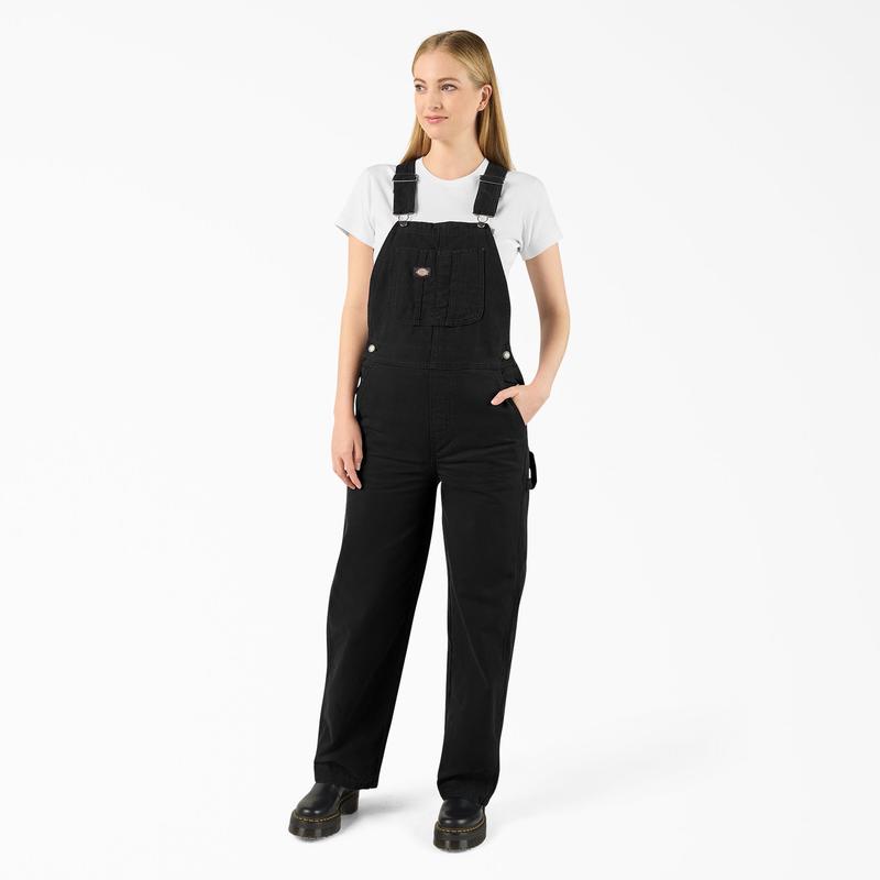 Womens Canvas Bib Overalls