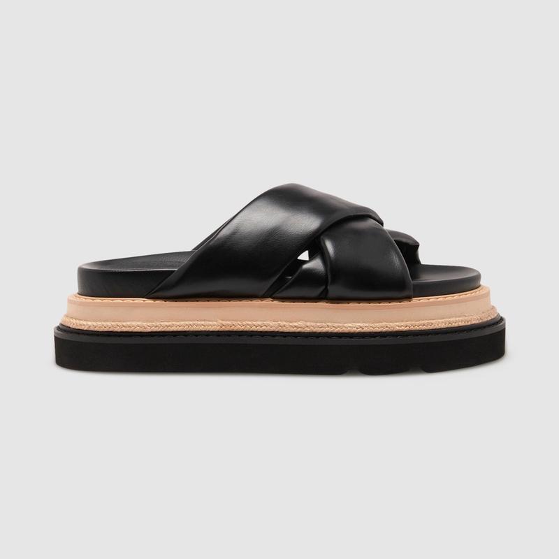 Zella Platform Sandals Black