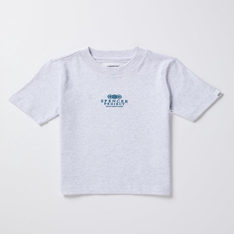 Teen Boys Court Short Sleeve T-Shirt in Frost Marle