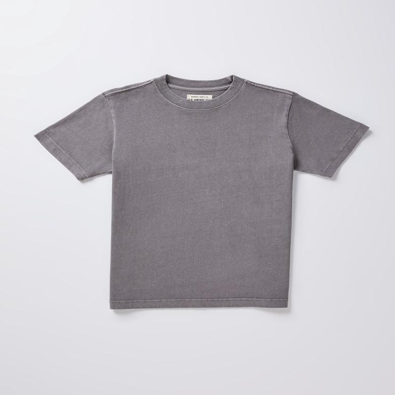 Teen Boys OG Vintage Short Sleeve T-Shirt Pewter Grey