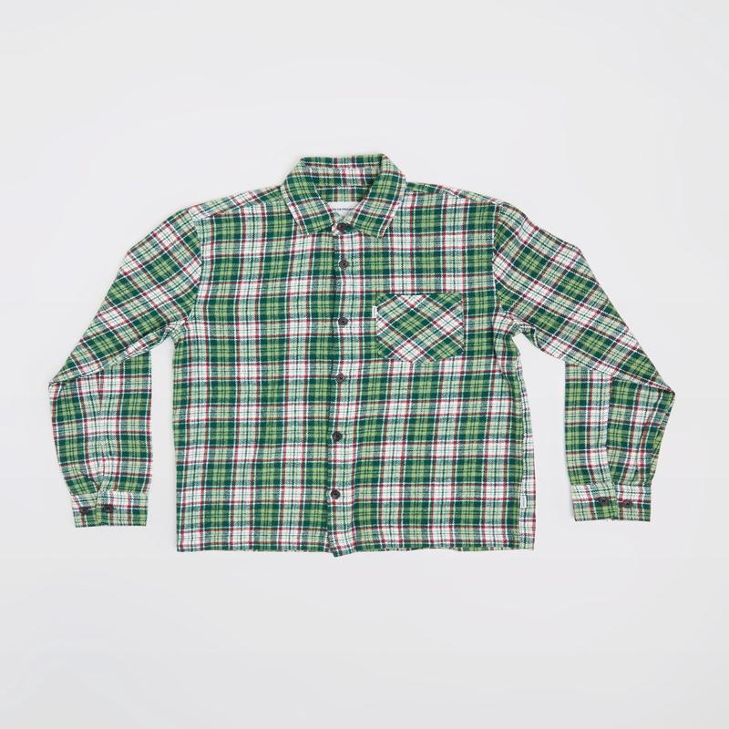 Teen Boys Portland Long Sleeve Flanno in Teal