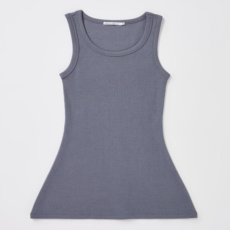 Teen Girls Super Scoop Classic Dress in Slate