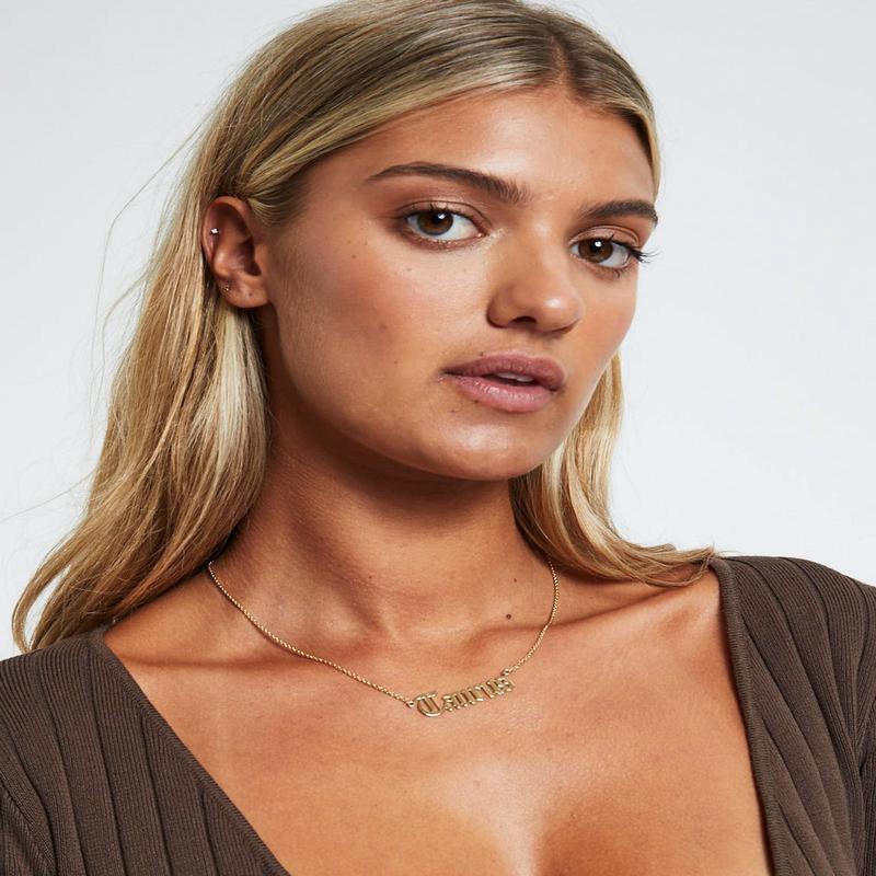 14k  Taurus Star Sign Necklace