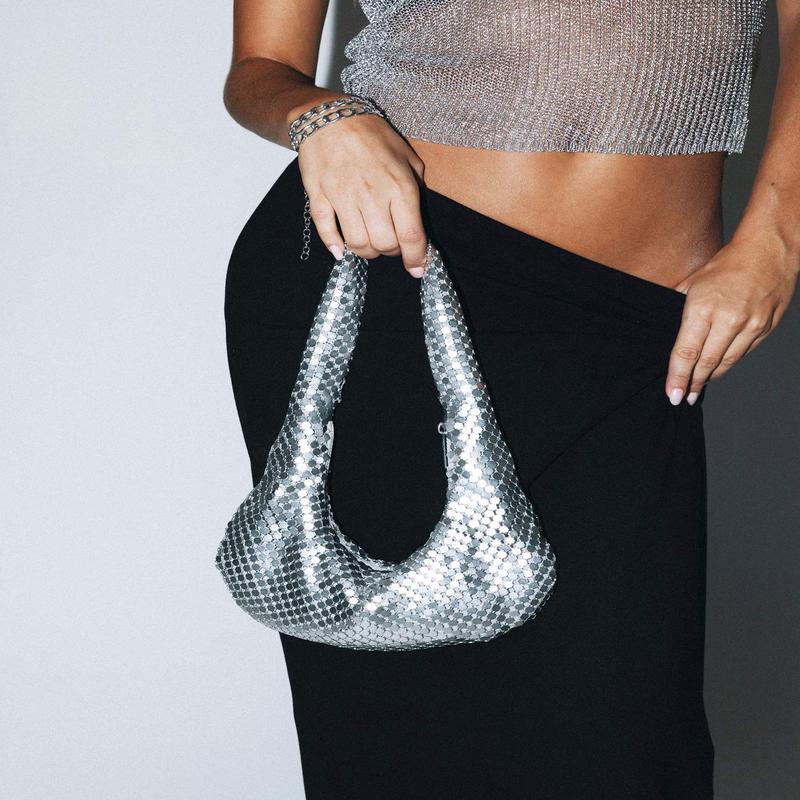 Alexanderson Shoulder Bag Silver