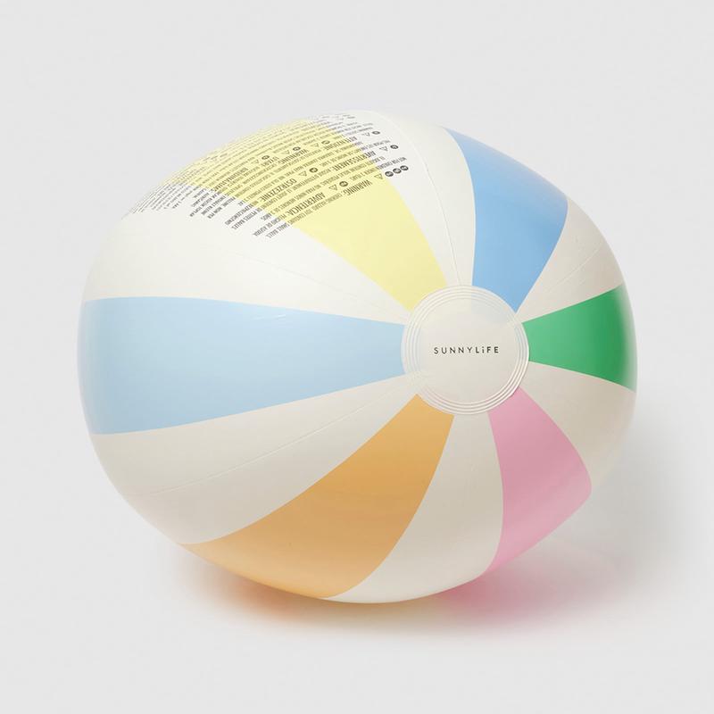 Poolside Inflatable Beach Ball in Pastel Gelato
