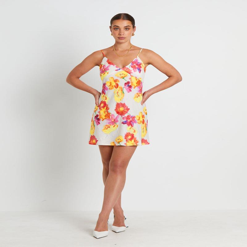 Rosalia Print Mini Dress in Assorted
