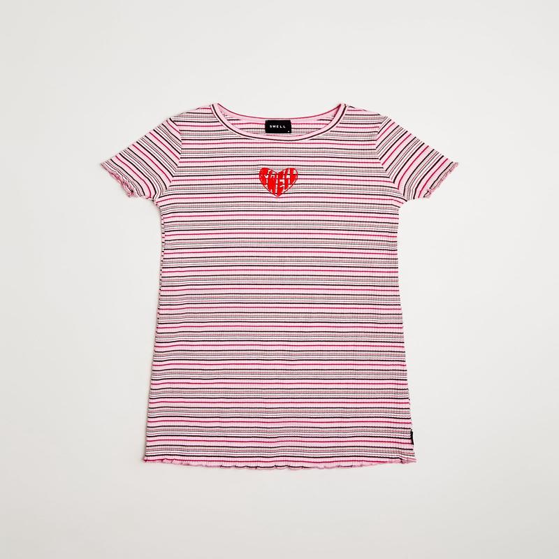 Charlotte Striped Ribbed Dress