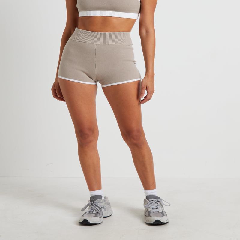 Kay Knit Contrast Hot Shorts