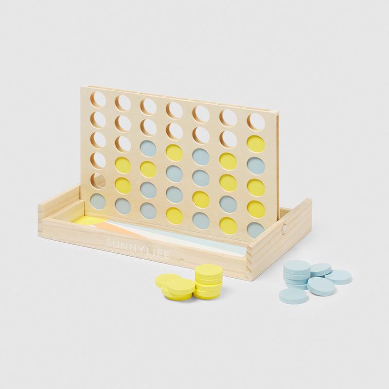 Poolside Mini 4 In A Row Game in Pastel Gelato