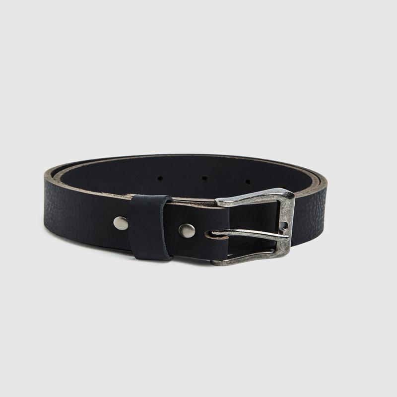Australian-Made Genuine Leather Belt Black