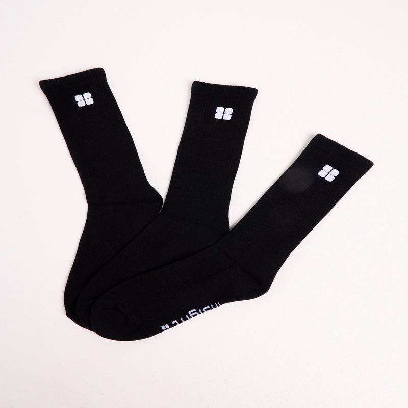 Box Logo Crew Socks 3 Pack