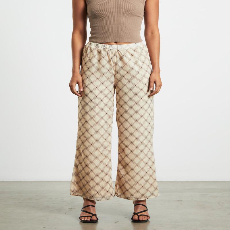 Candice Pants in Check Print