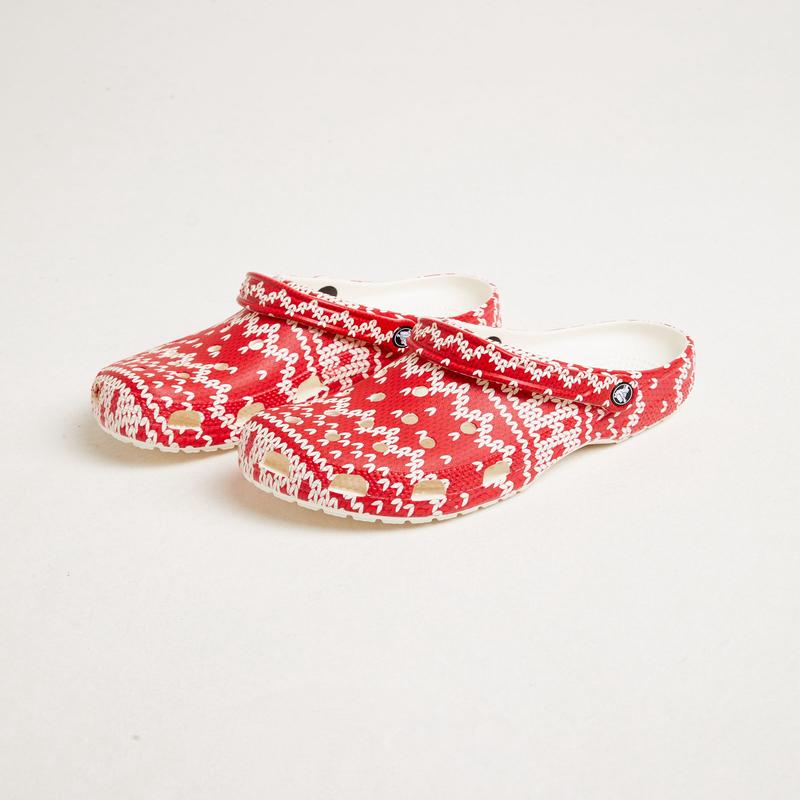 Classic Holiday Sweater Crocs in Multi