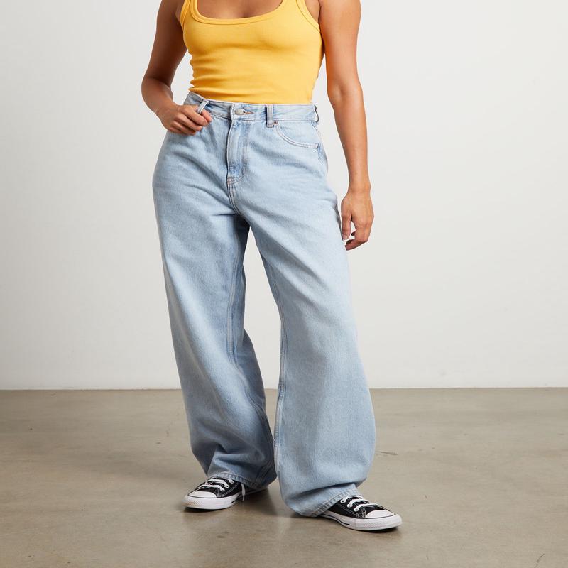 Donna Denim Jeans Stream Light Worn