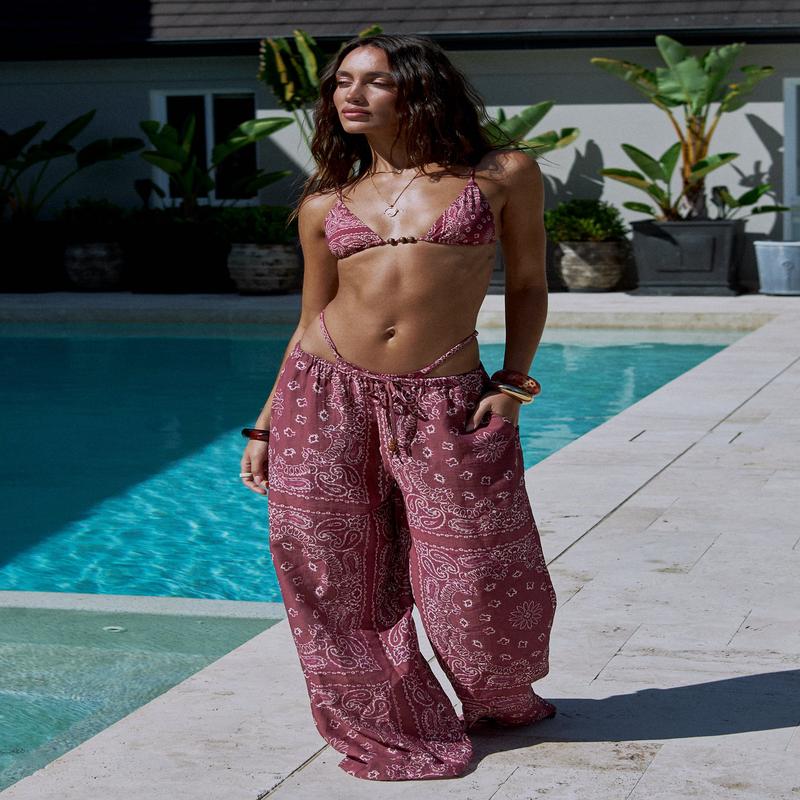 Gina Bandana Print Bikini Set