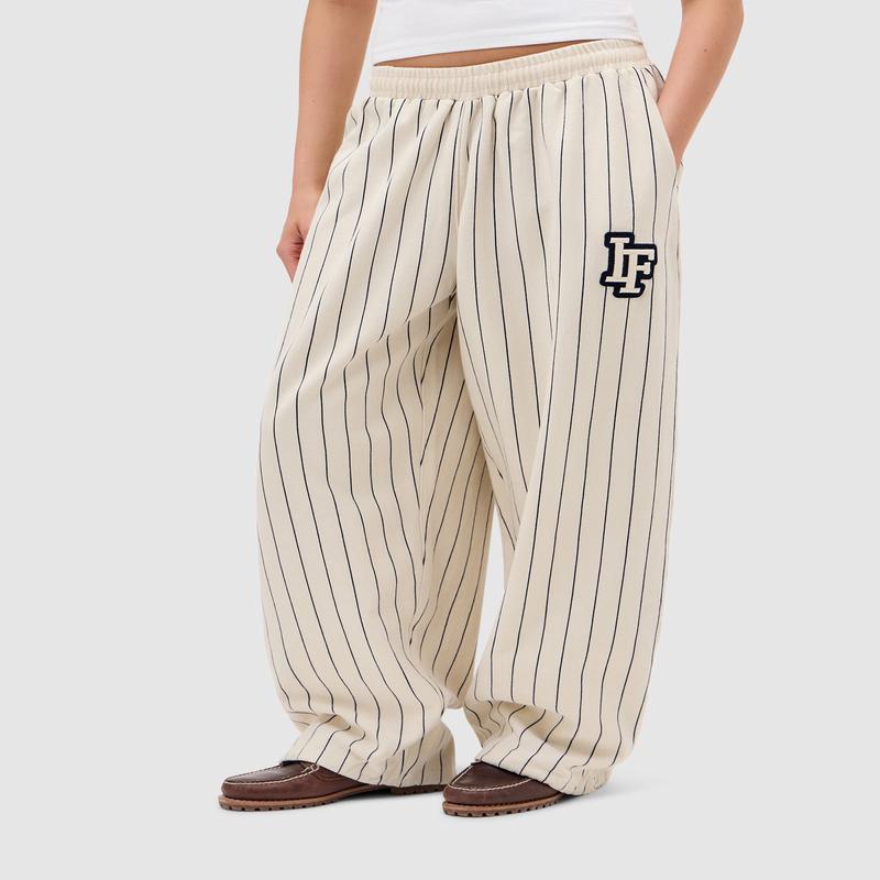 Harri Pinstripe Jogger Pants